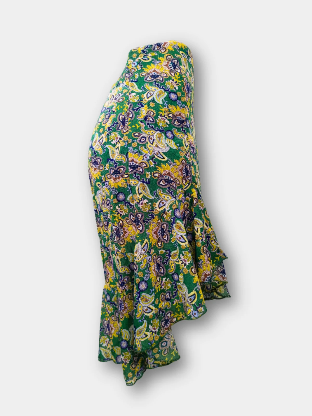 Green Mix Floral Skirt - N/A bottoms available at theGirlyZone Kampala